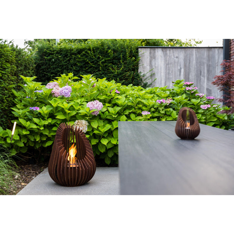 Vlam Drop Cortenstaal