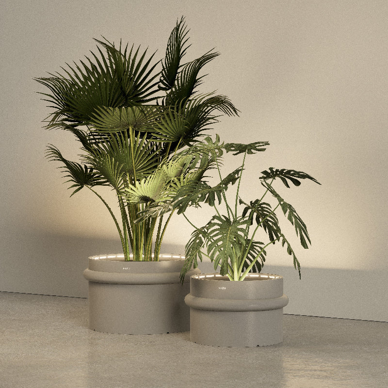 Mazu NautilusPlanter met LED-verlichting Exclusieve plantenbak