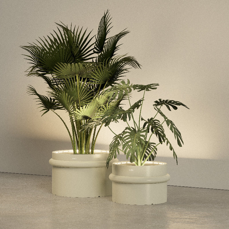 Mazu Nautilus Planter met LED-verlichting Exclusieve plantenbak