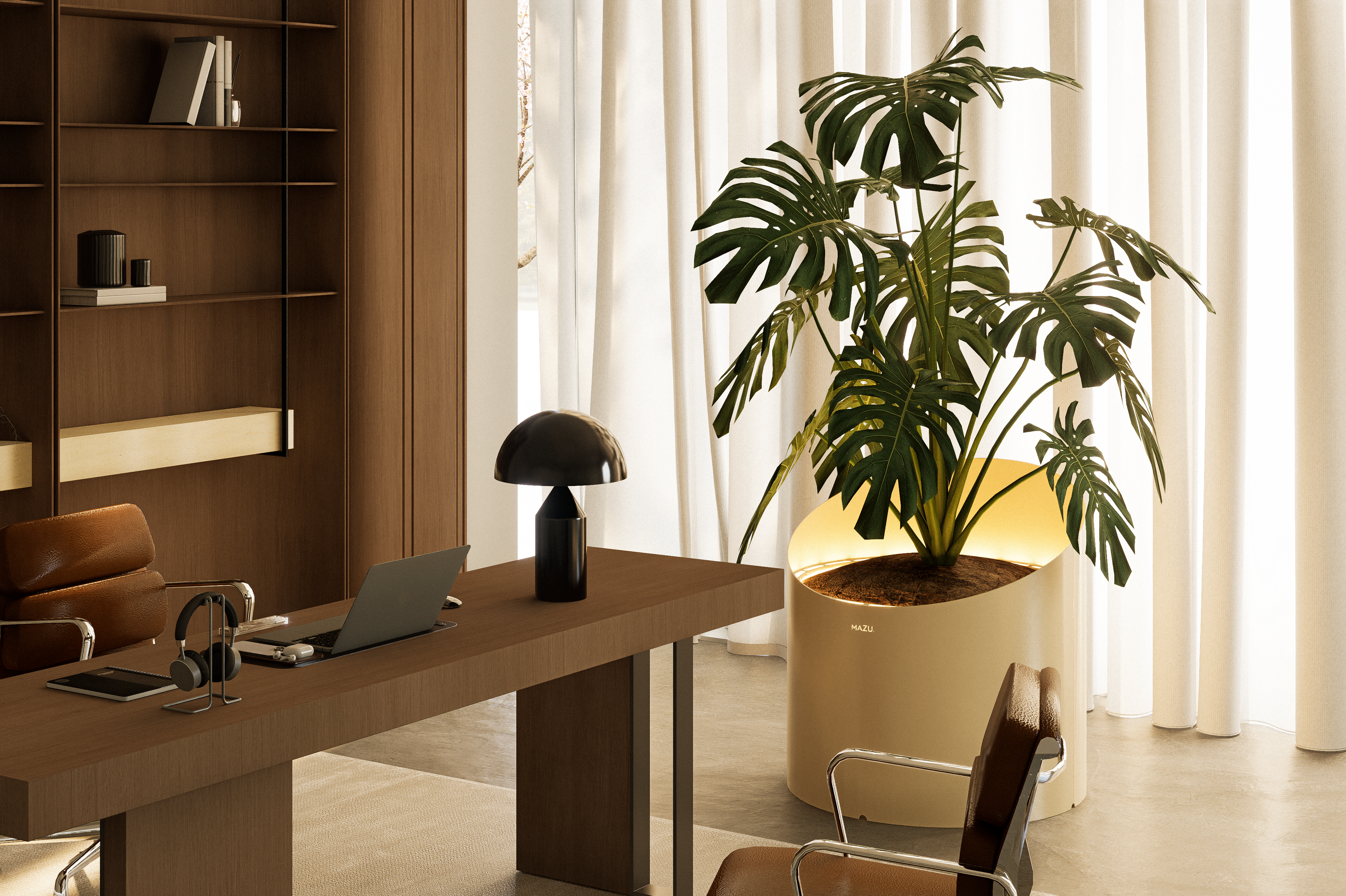 Mazu Wedge planter exclusieve design plantenbak