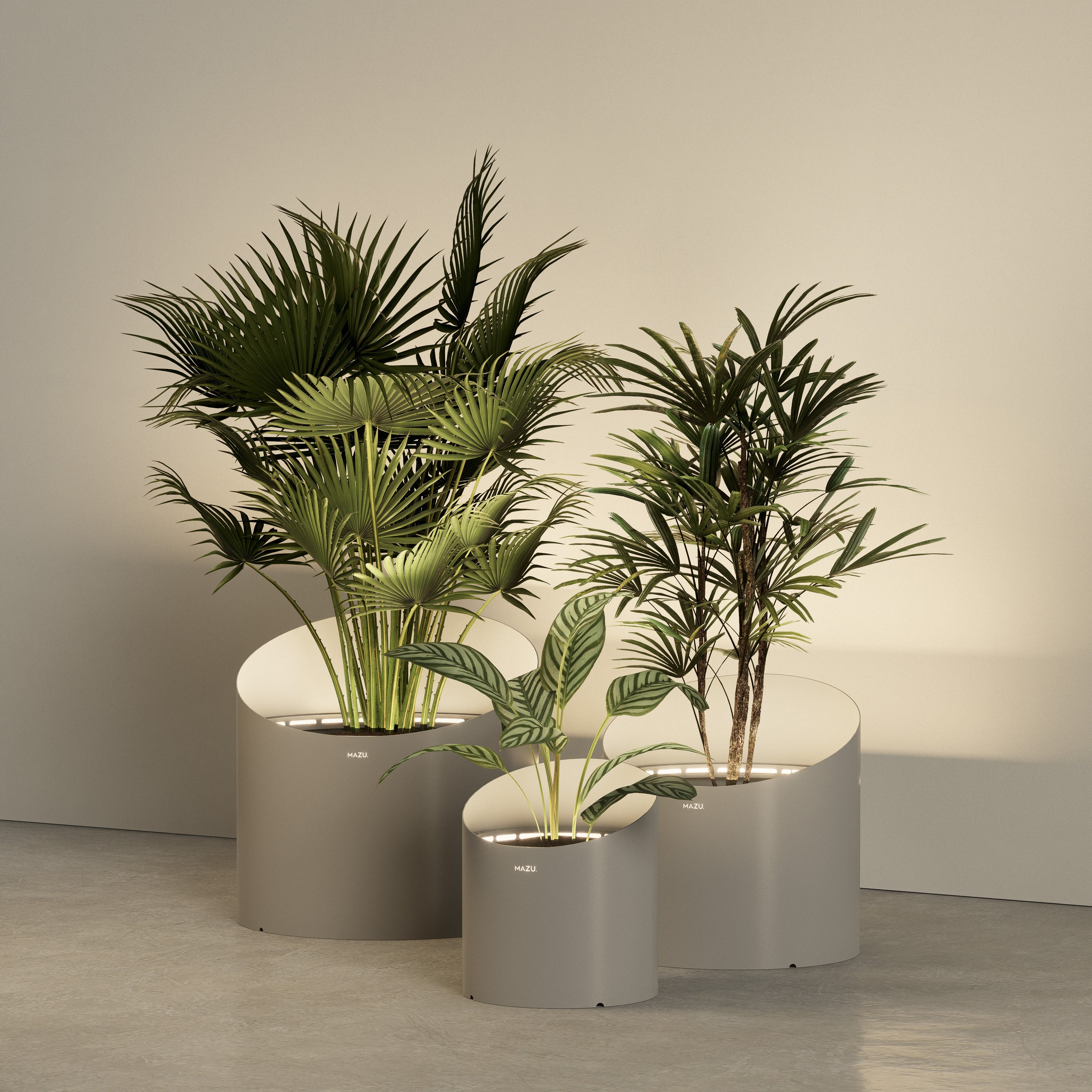 Mazu Wedge planter luxe design plantenbak